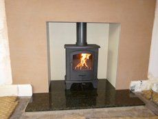 electric stove for a fireplace