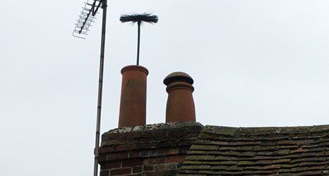 traditional and electric chimney sweeping