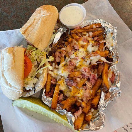 Fries and Sandwich Overload — Reidsville, NC — Fursty's Restaurant