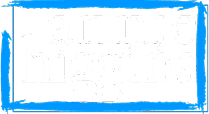 Text within a blue, brushstroke-style border. The text is illegible.