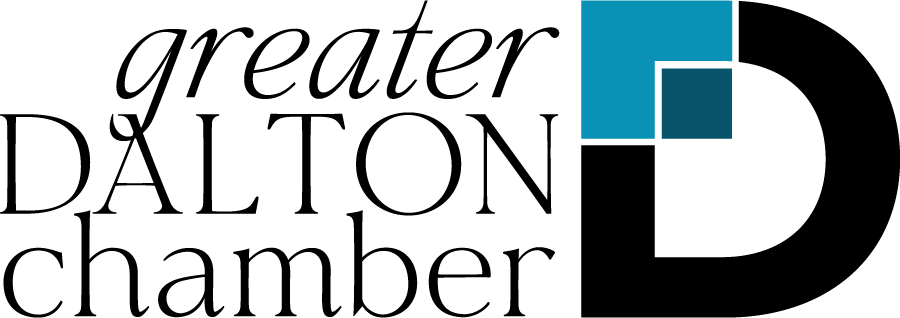 We are part of the Greaer Dalton Chamber of Commerce! Greater Dalton, GA chamber of Commerce logo