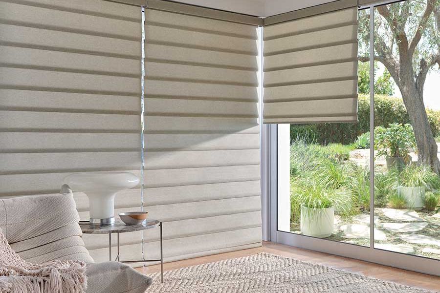 How to Choose the Best Roman Shades for Sliding Glass Doors