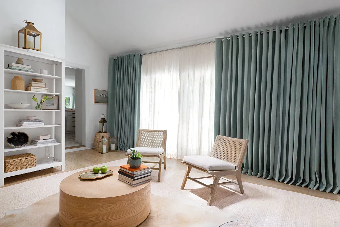 Sheer Curtains and Layered Drapery