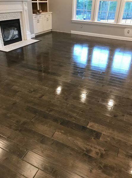 North Carolina Flooring Installation — Window View of Newly Installed Flooring Result in Matthews, NC