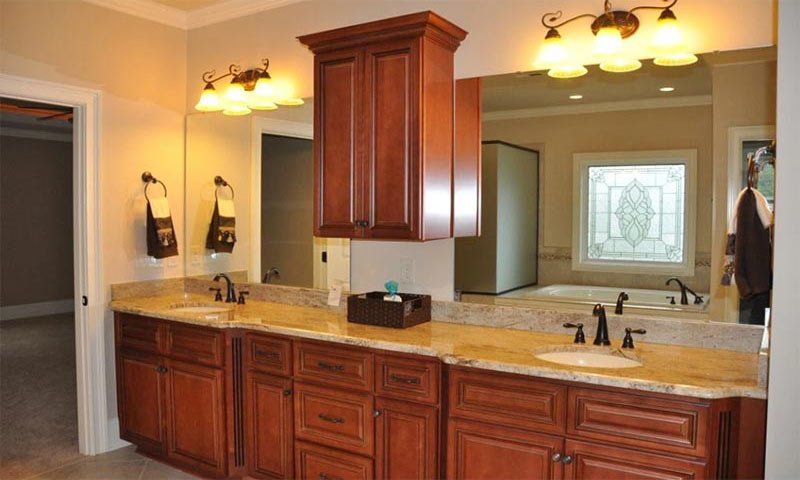 New Bathroom Cabinets — Bathroom Cabinets with Sink in Matthews, NC