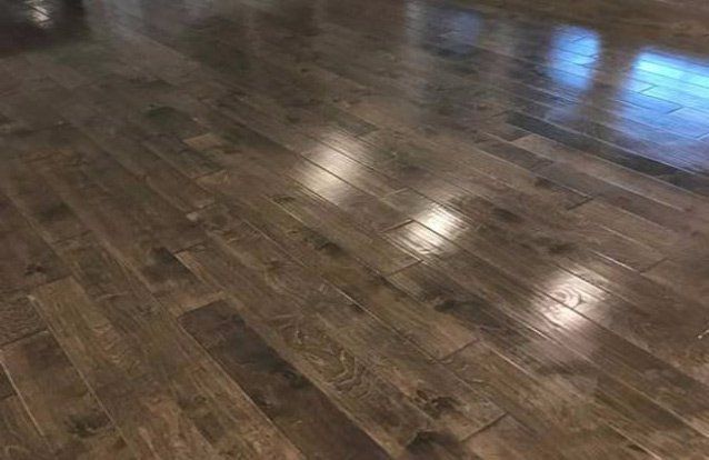 Flooring Installation — Newly Installed Wood Flooring in Matthews, NC