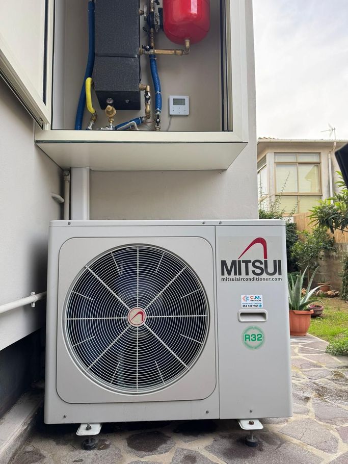 Installazione pompa di calore
