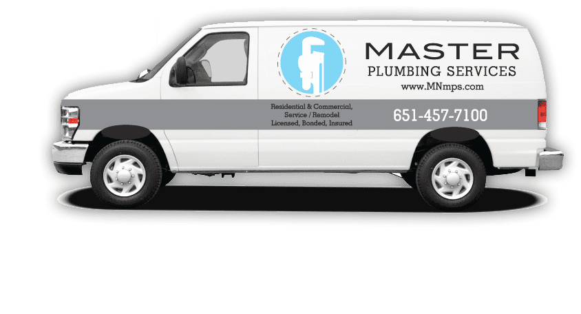 Master Plumbing Services stocked service van - reliable plumbers in Inver Grove Heights, MN