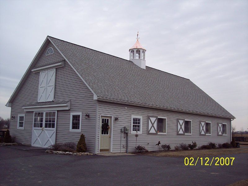 A picture of a barn was taken on february 12 2007