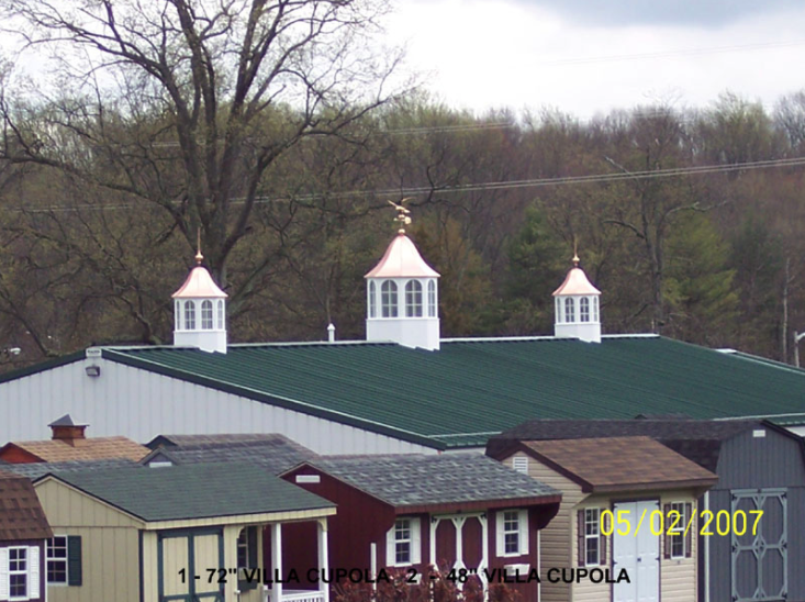 A photo taken in 2007 shows a building with a green roof