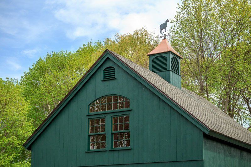 Dalton Cupola Painted Green