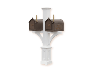 Elevate Your Home's Curbside Appeal with a Gorgeous Double Mailbox Post
