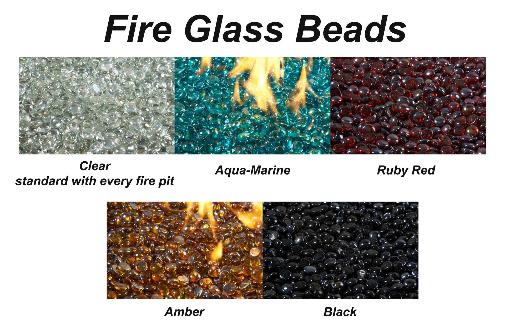fire glass beads