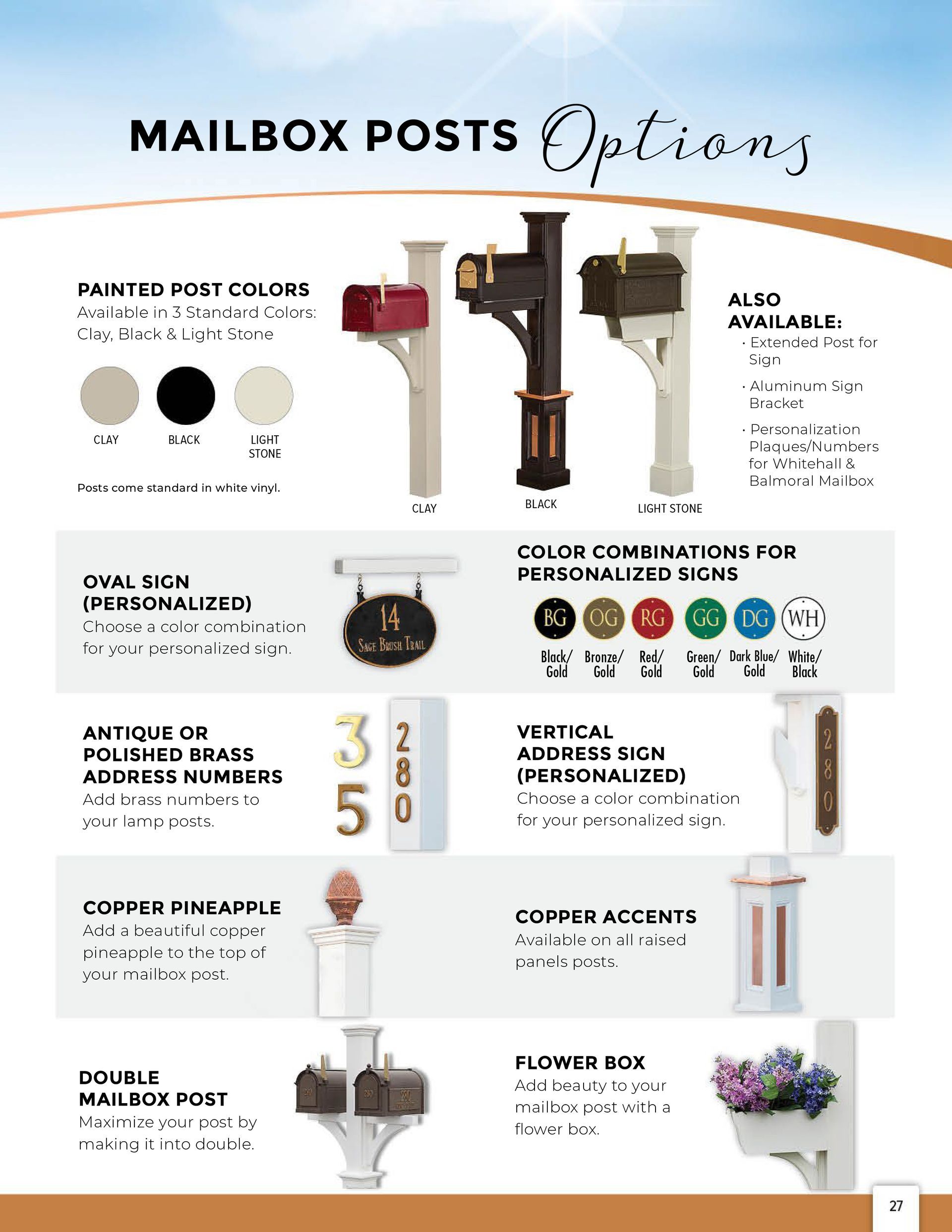 Mailbox Post Options