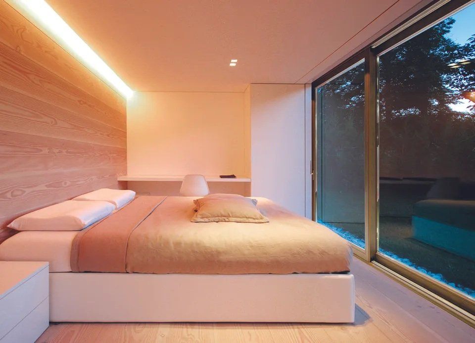 Vetrata in camera da letto