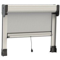 zanzariera verticale avvolgente con molla