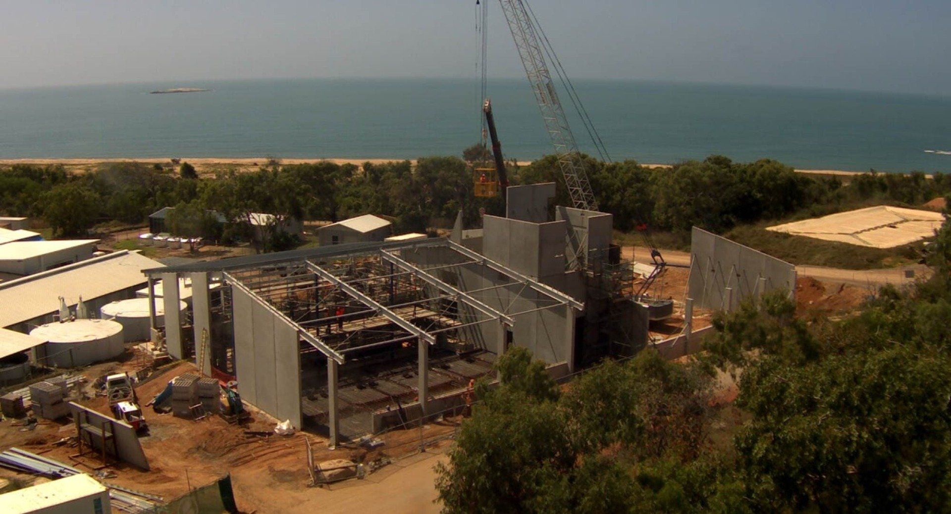 Pre-Cast / Tilt Panel Erection 2 - Crane Hire in Townsville, QLD