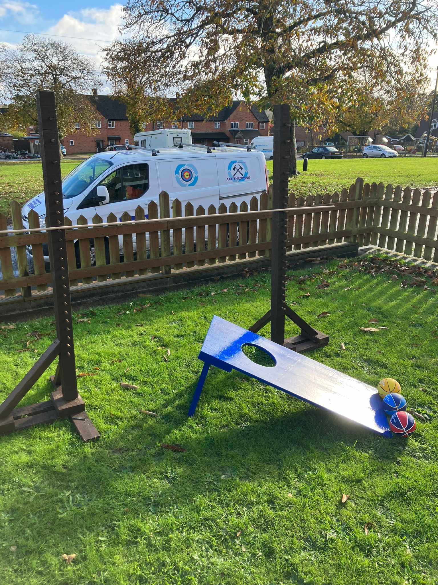 Cornball lawn game hire and limbo lawn hire game