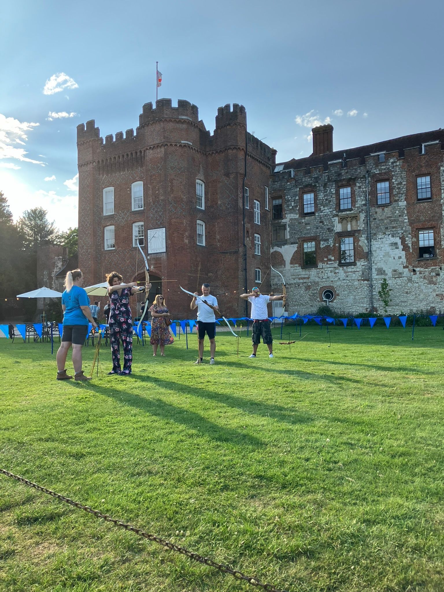 Two axe throwing targets