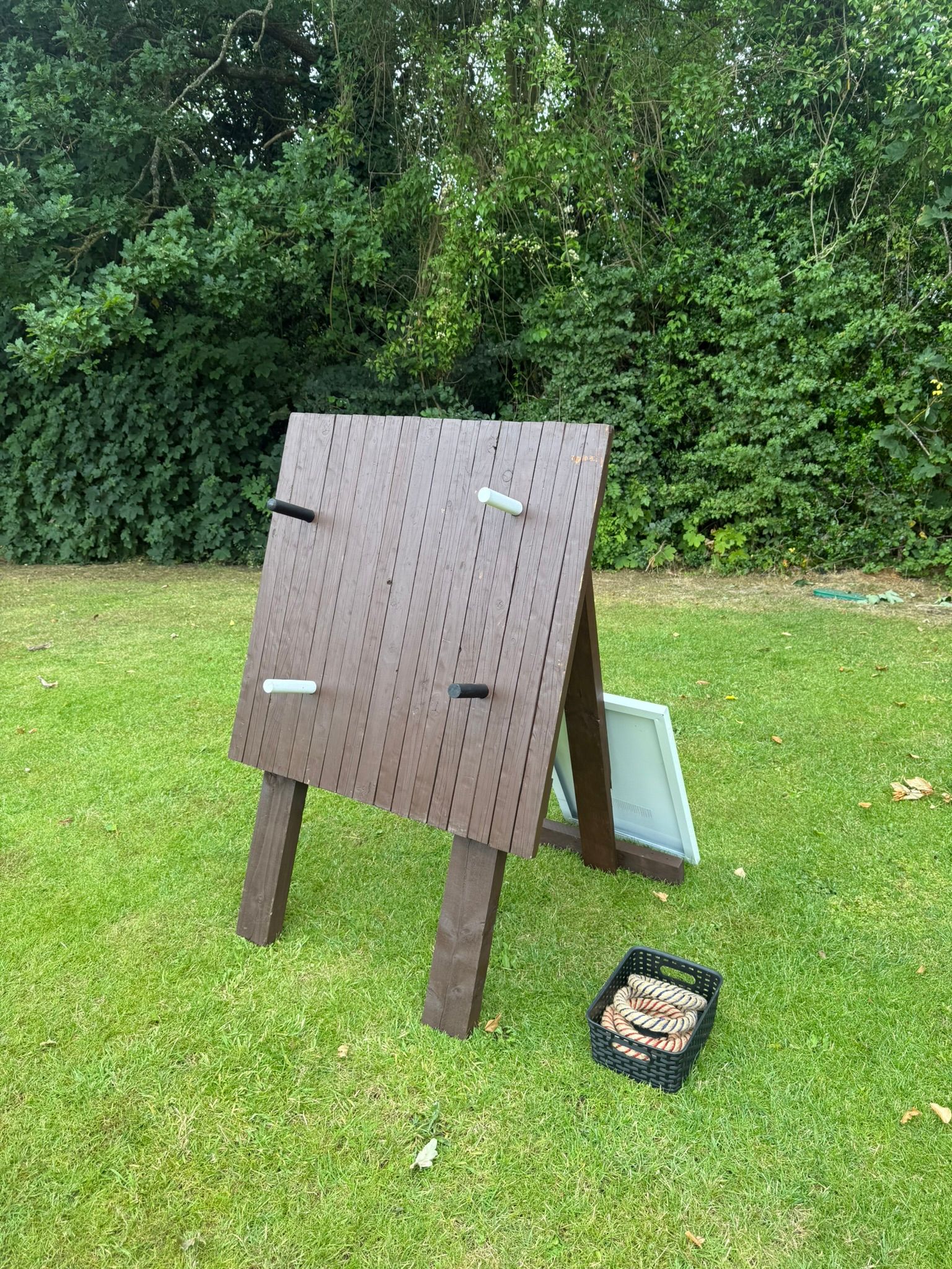 Crazy golf at a field in Syrencot Hotel.