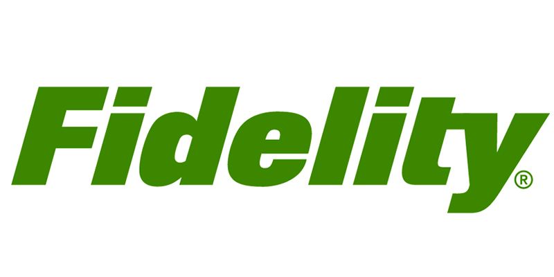 Fidelity logo in green text on a white background.