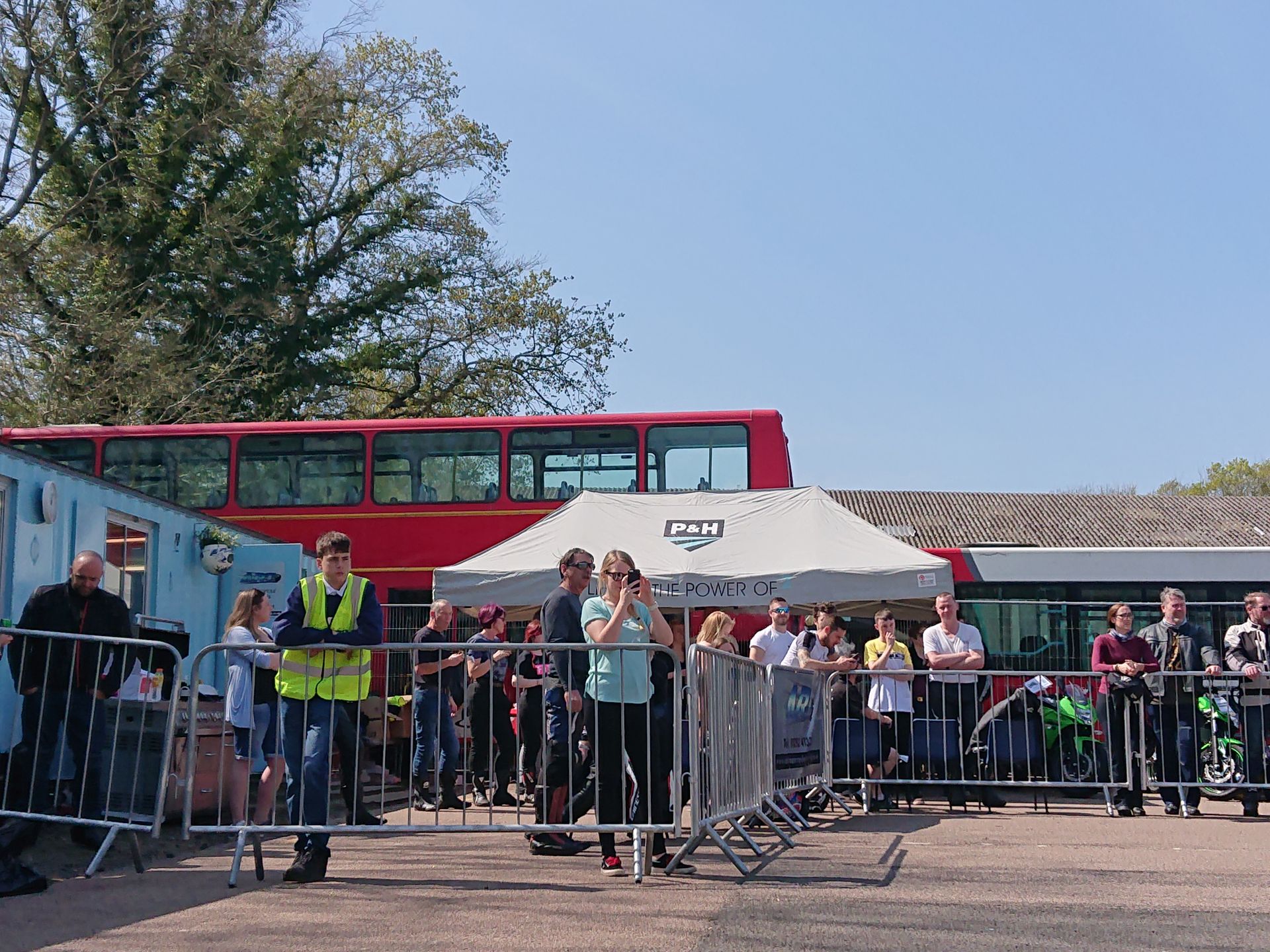 Customers enjoying the Sunshine