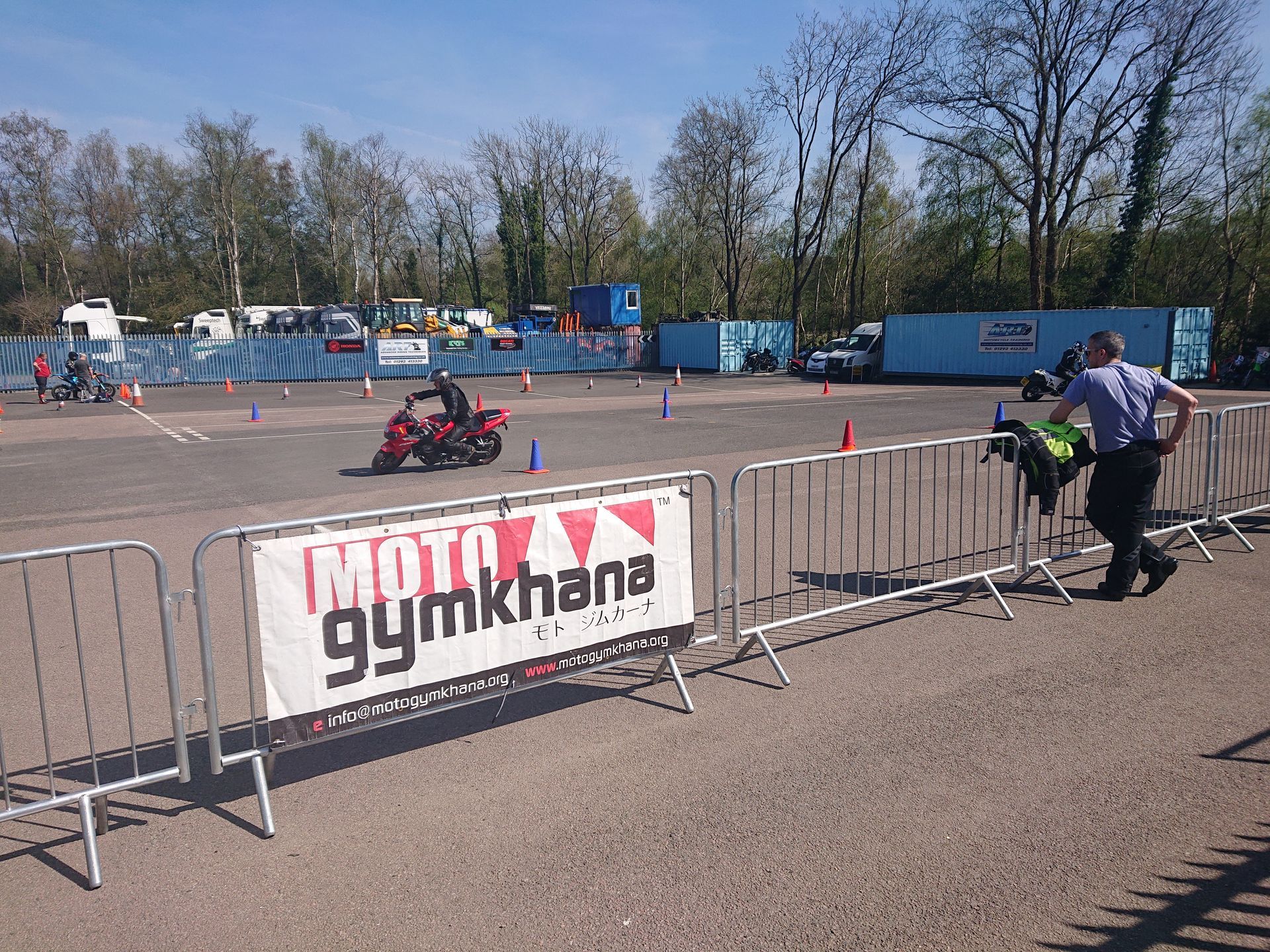 Moto Gymkhana try out session