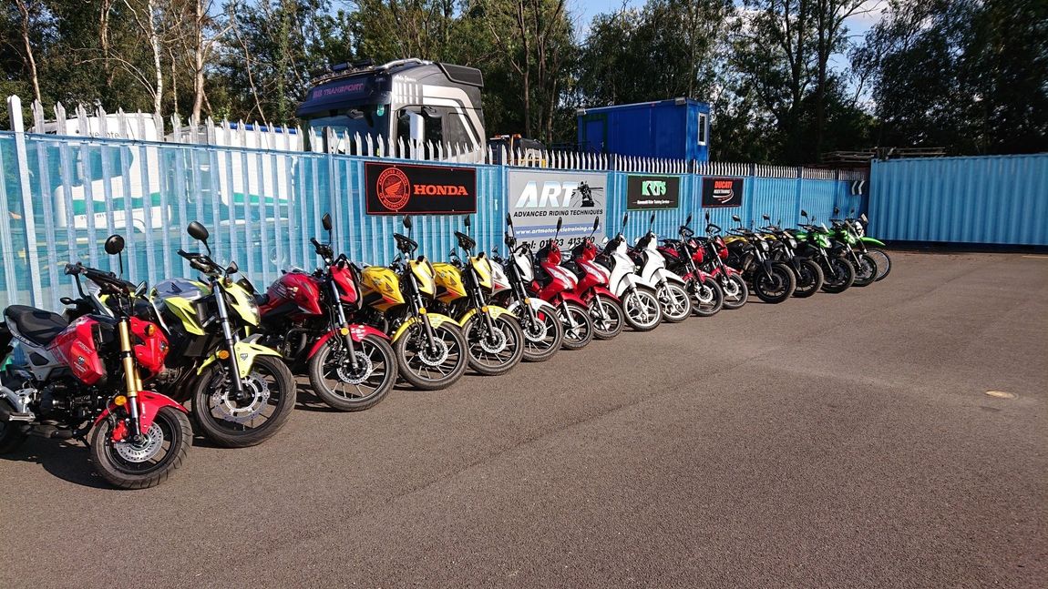 learning to ride a motorcycle