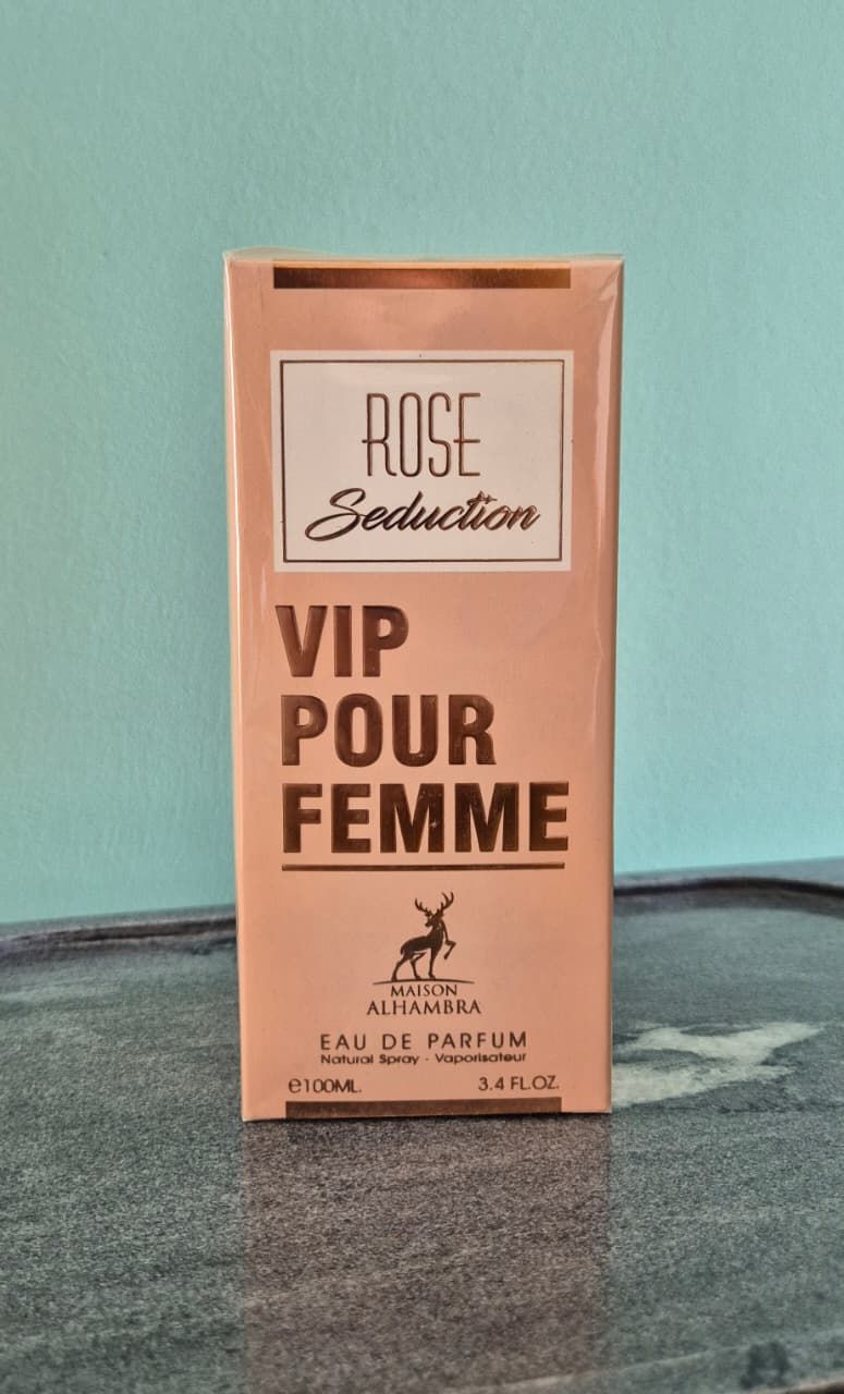Rose Seduction VIP Pour Femme – Eau de Parfum 100 ml