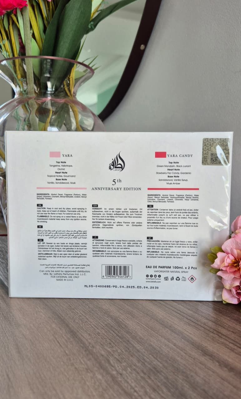 Yara 5th Anniversary Edition – Lattafa 100ml