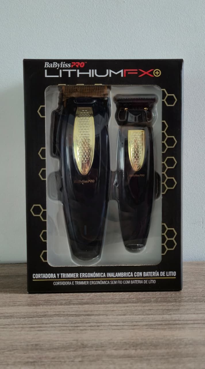 BaBylissPRO LITHIUM FX+ – Set de Cortadora y Trimmer Inalámbricos