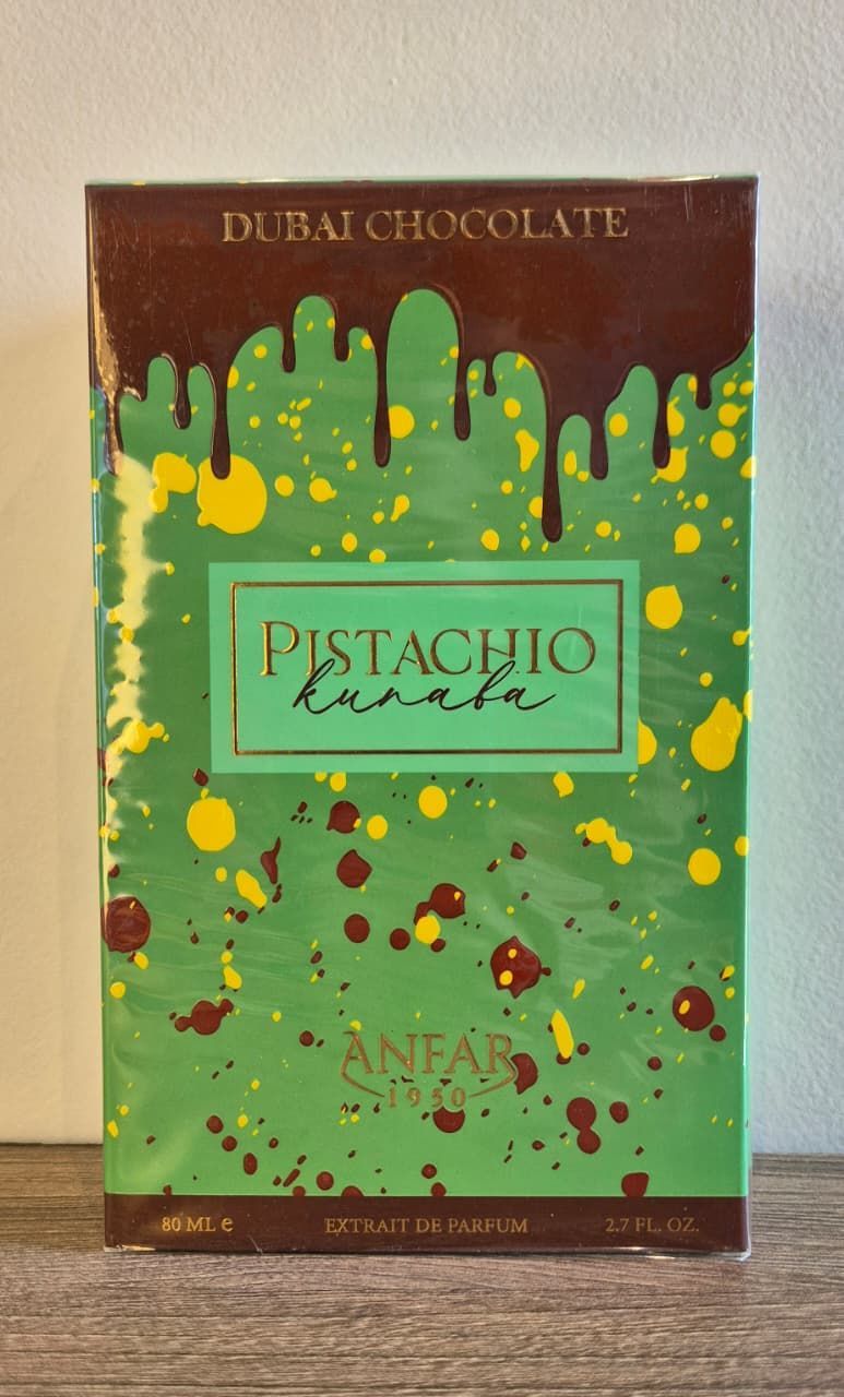 Pistachio Kunafa, Dubai Chocolate - Afnar 1950 - Extrait de Parfum 80ml