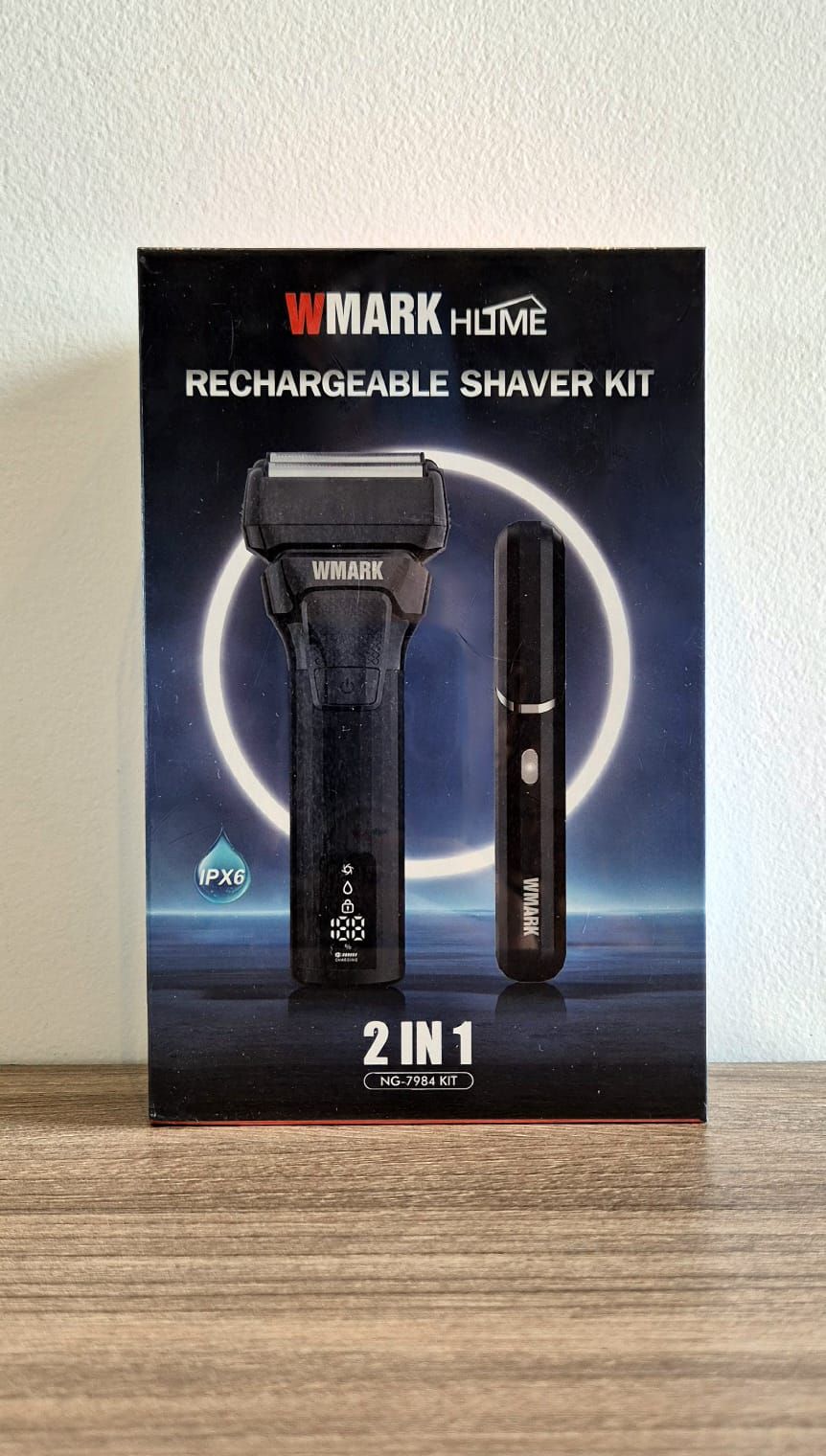 Wmark Home – Rechargeable Shaver Kit 2 en 1 NG-7984