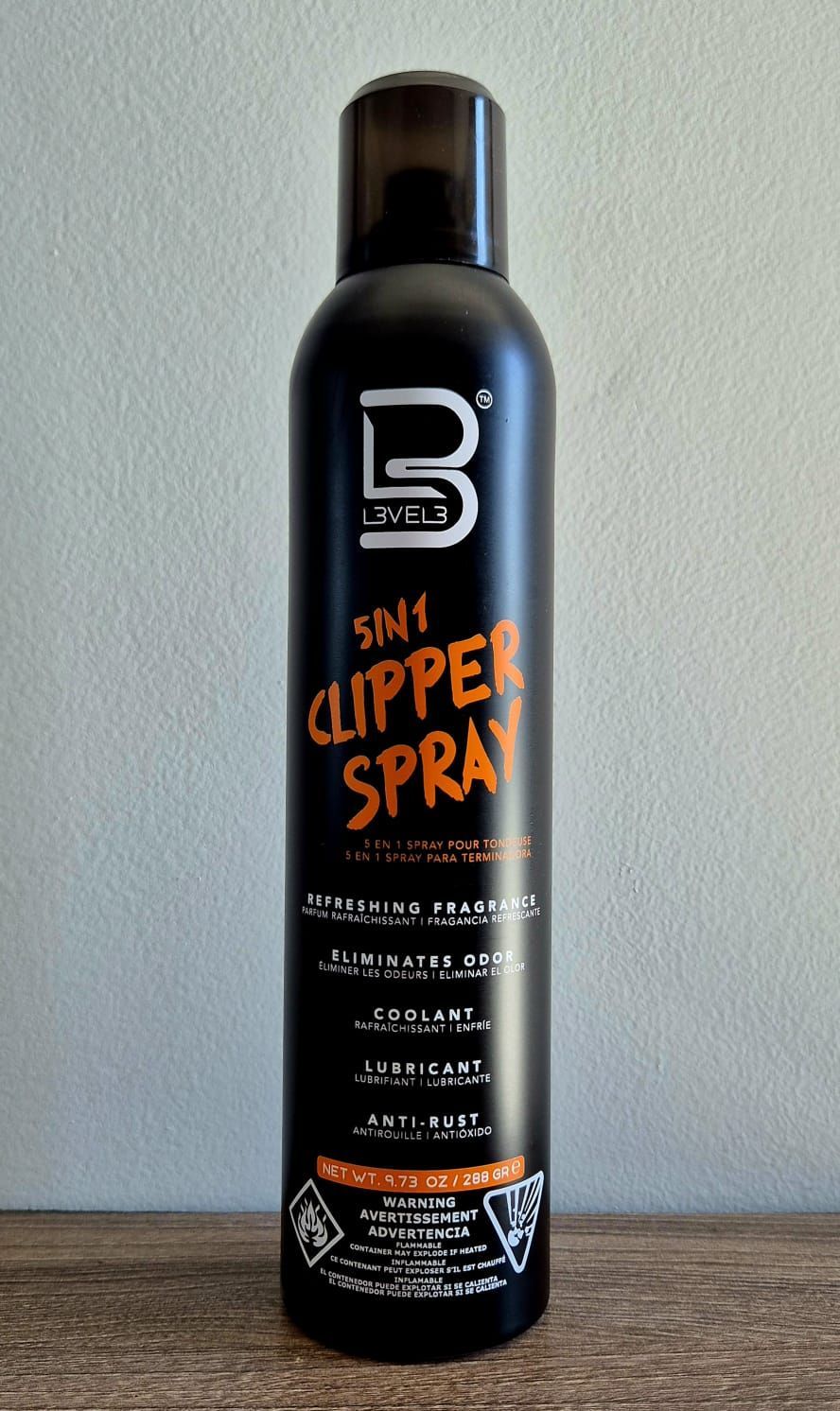 Level 3 – 5 en 1 Clipper Spray 288gr