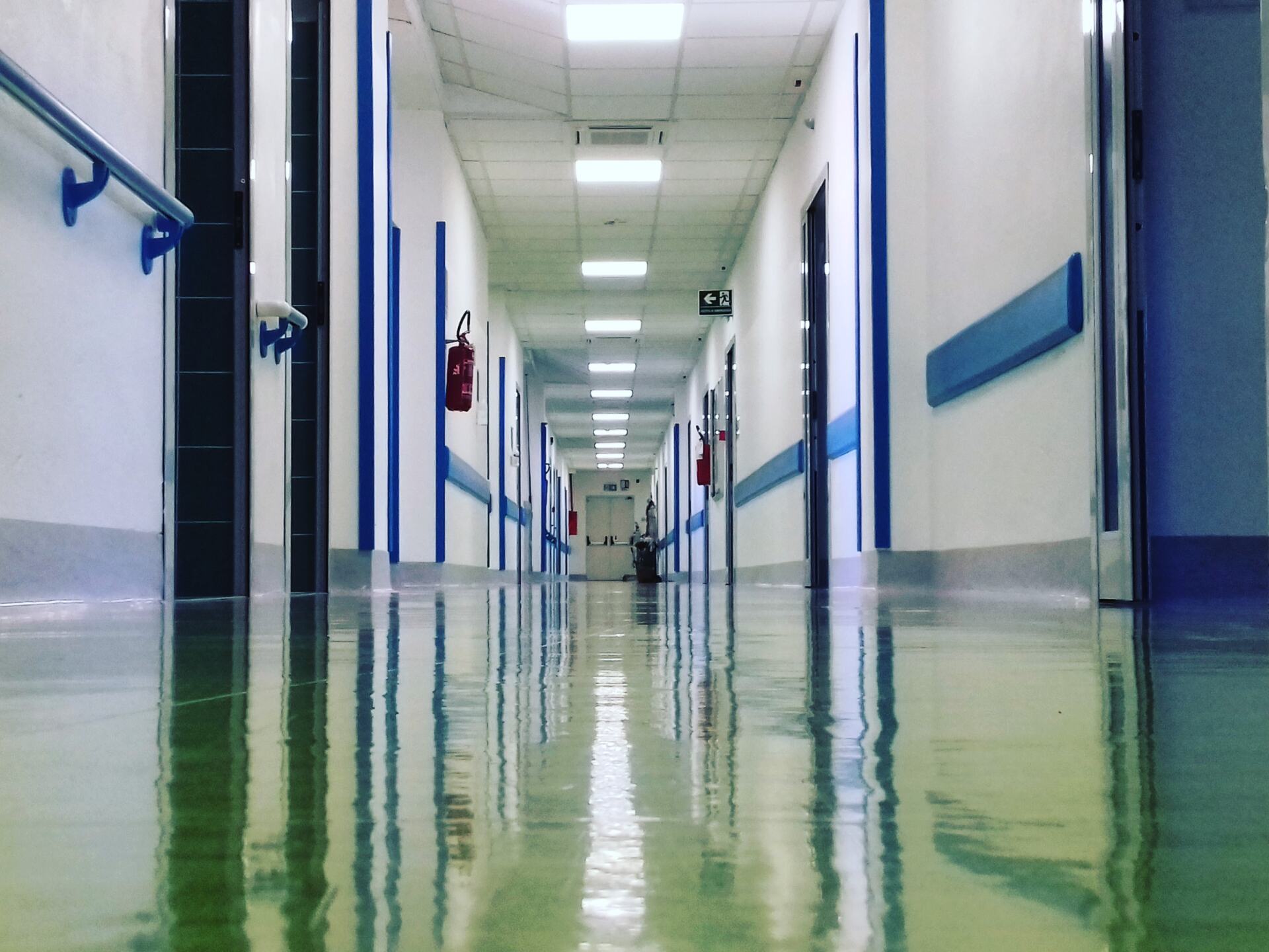 Medical Corridor Cleaning