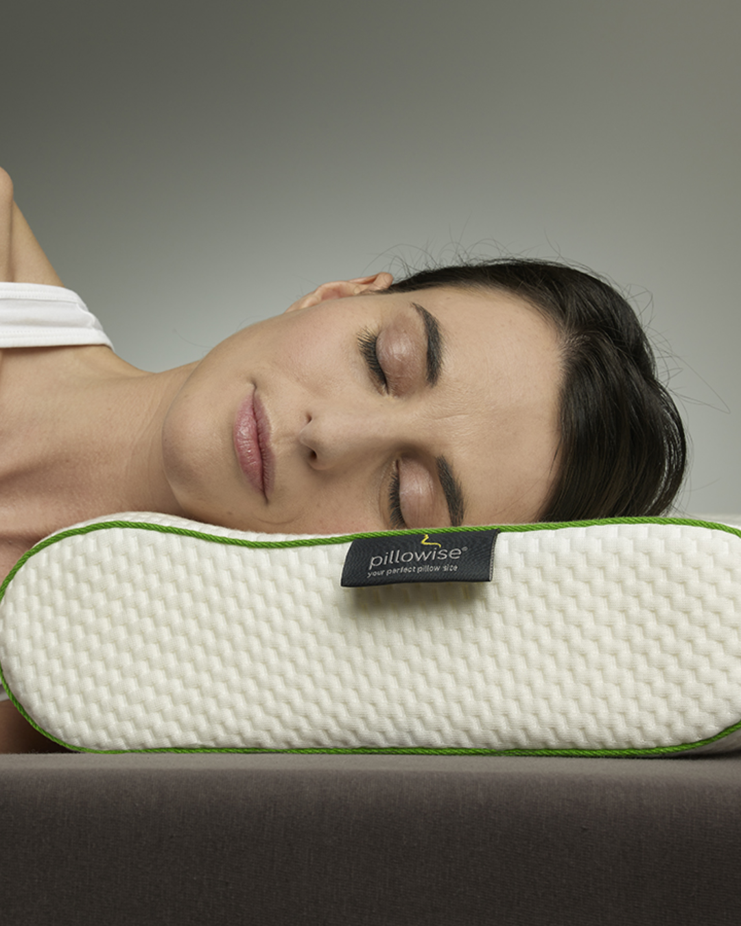 woman sleeping on Pillowise Custom Pillow
