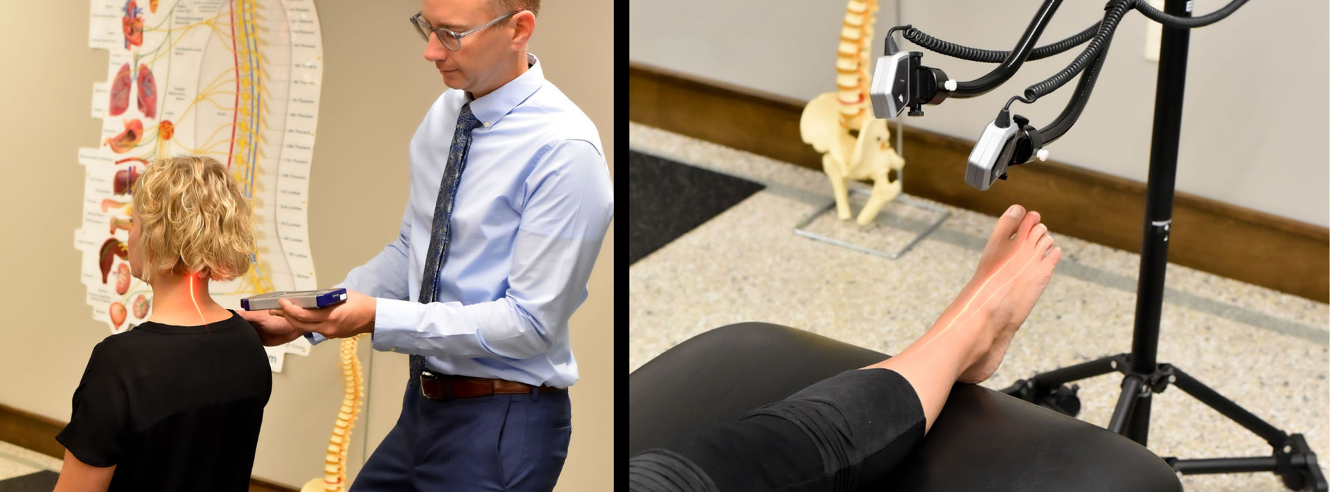 patients receiving cold laser therapy