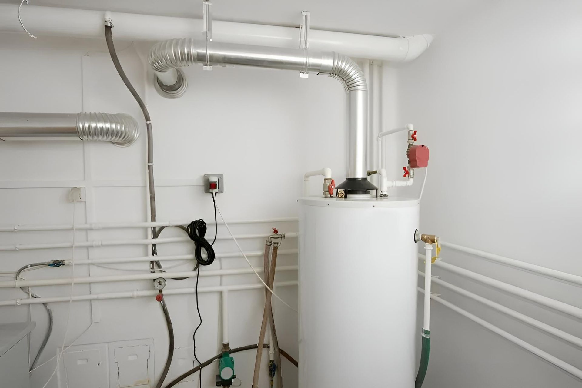 There is a Water Heater in the Corner of the Room — Wet & Dry Plumbing & Gas in Gatton, QLD