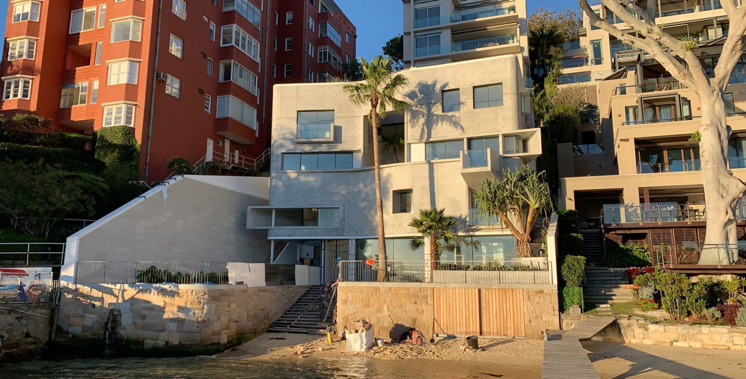 Concrete Stairs To The Second Floor Of The House — Vale Building Inspections in Bateau Bay, NSW