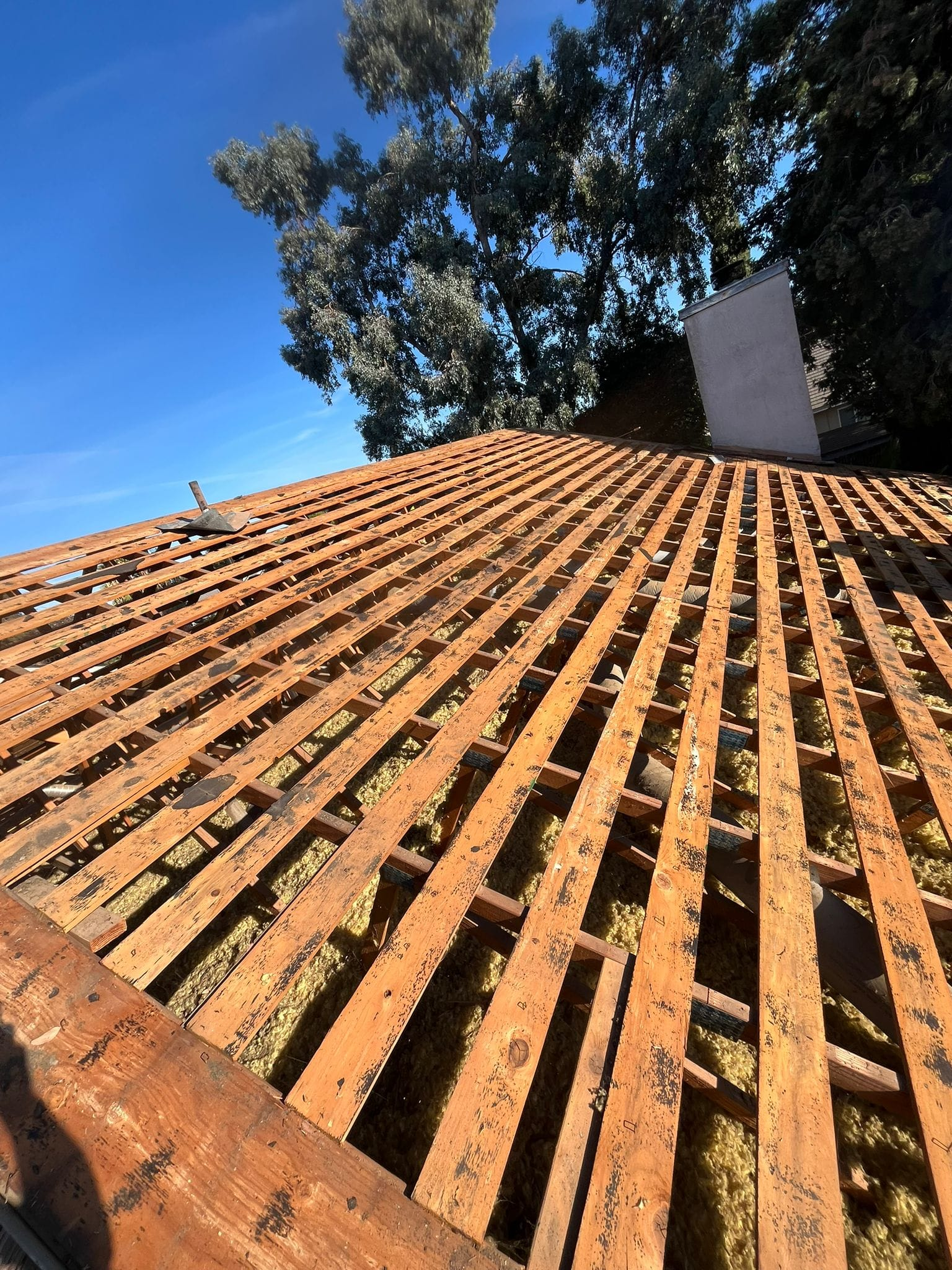 Woman in straw hat smiles, holding wine glass near a lake.