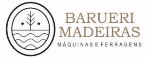 The logo for barueri madeiras maquinas e ferragens