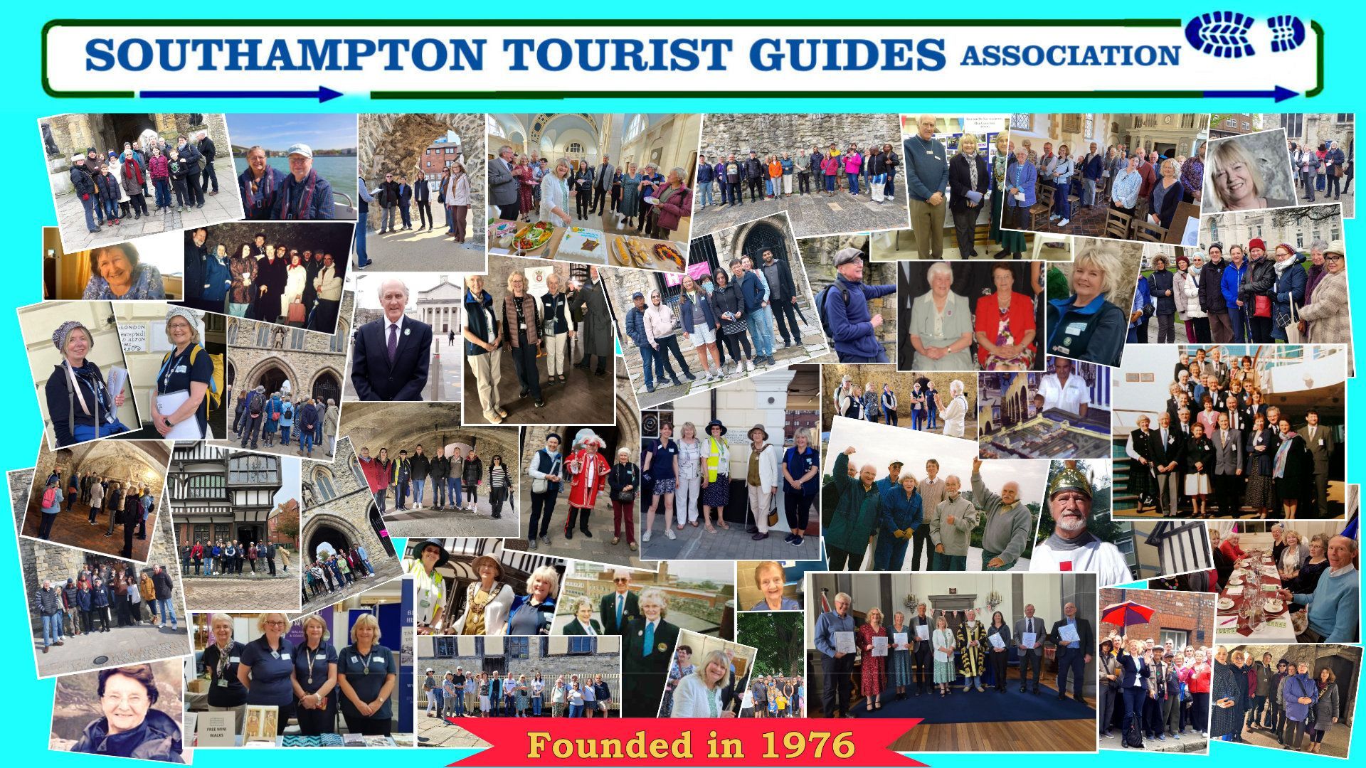 The logo for the Southampton tourist guides association