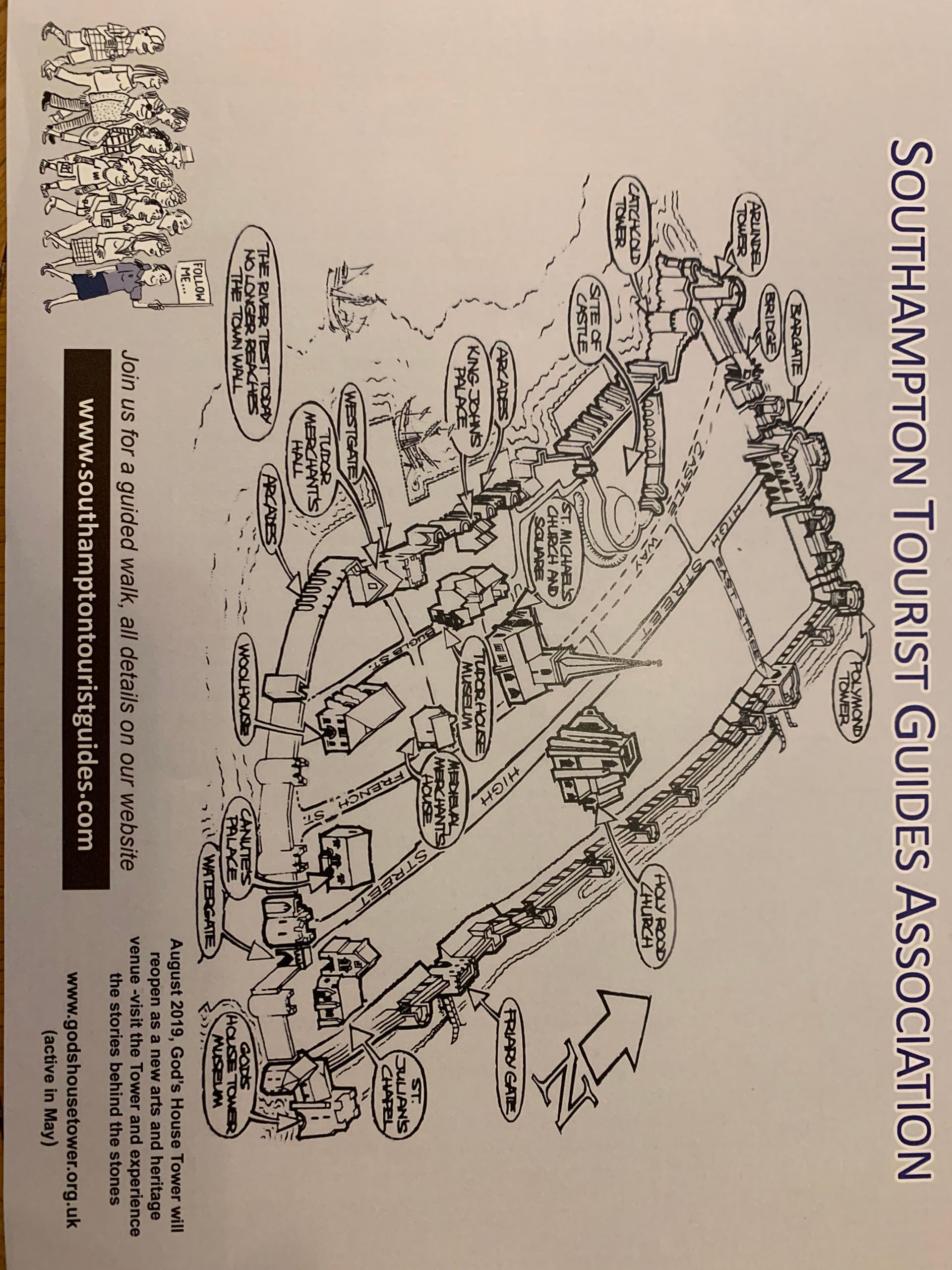 A pamphlet from the south hampton tourist guides association