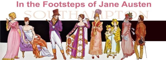 In the footsteps of jane austen southampton poster