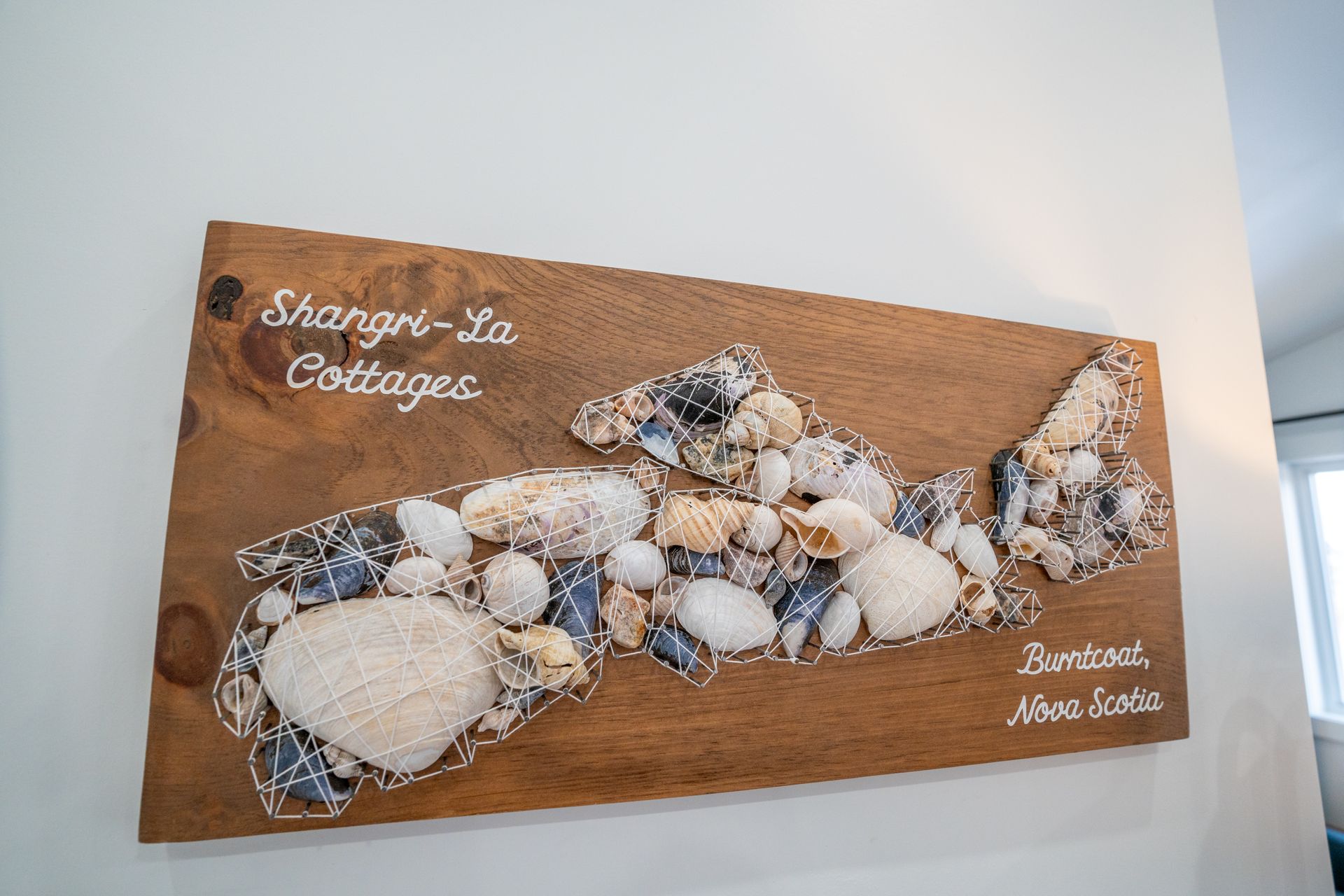 nova scotia sea shell sign