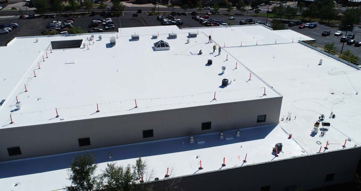 Commercial Roof Top View — Cheyenne, WY — Inman Roofing