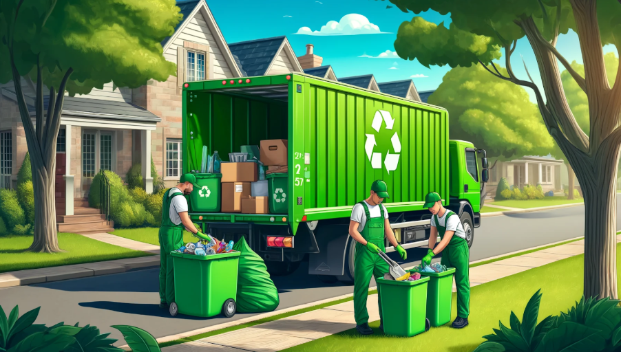 Eco-conscious junk haulers