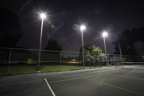 Security Lighting — Tennis Court Lights in Liberty NY