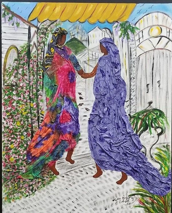 The Sisters Three and Free — Huntersville, NC — Fosters Frame Design & Gallery Inc.