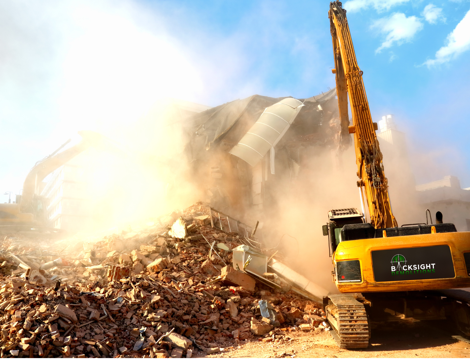 Industrial site with material recovery